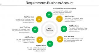 Requirements Business Account Ppt PowerPoint Presentation Summary Deck Cpb