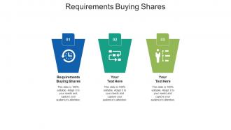 Requirements buying shares ppt powerpoint presentation show microsoft cpb
