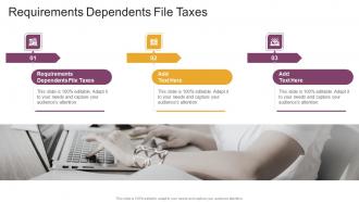 Requirements Dependents File Taxes In Powerpoint And Google Slides Cpb