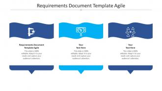 Requirements document template agile ppt powerpoint presentation slides cpb