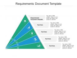 Requirements document template ppt powerpoint presentation outline example cpb