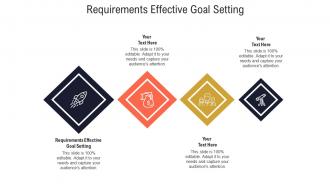 Requirements effective goal setting ppt powerpoint presentation summary model cpb