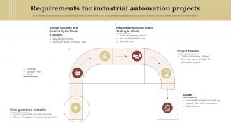 Requirements For Industrial Automation Projects