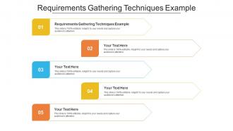 Requirements gathering techniques example ppt powerpoint presentation styles brochure cpb