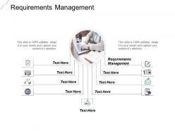 Requirements management ppt powerpoint presentation file graphics pictures cpb