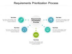 Requirements prioritization process ppt powerpoint presentation summary brochure cpb