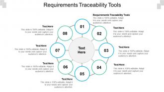 Requirements traceability tools ppt presentation ideas maker cpb