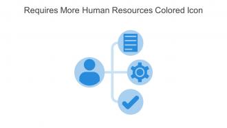 Requires More Human Resources Colored Icon In Powerpoint Pptx Png And Editable Eps Format