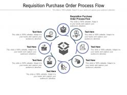 Requisition purchase order process flow ppt powerpoint presentation portfolio ideas cpb