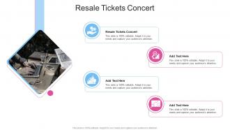 Resale Tickets Concert In Powerpoint And Google Slides Cpb