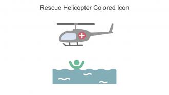 Rescue Helicopter Colored Icon In Powerpoint Pptx Png And Editable Eps Format