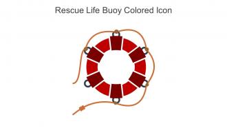 Rescue Life Buoy Colored Icon In Powerpoint Pptx Png And Editable Eps Format