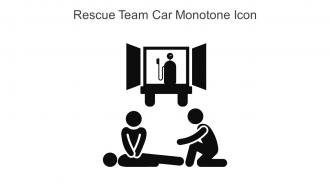 Rescue Team Car Monotone Icon In Powerpoint Pptx Png And Editable Eps Format