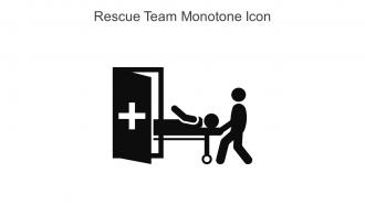 Rescue Team Monotone Icon In Powerpoint Pptx Png And Editable Eps Format
