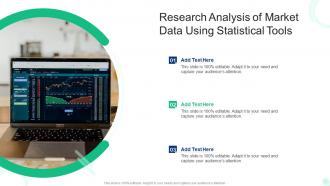 Research Analysis Of Market Data Using Statistical Tools