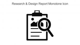 Research And Design Report Monotone Icon In Powerpoint Pptx Png And Editable Eps Format