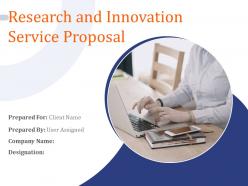 Research And Innovation Service Proposal Powerpoint Presentation Slides
