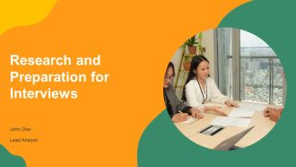 Research And Preparation For Interviews PPT Graphics AT