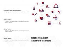 Research Autism Spectrum Disorders Ppt Powerpoint Presentation Professional Master