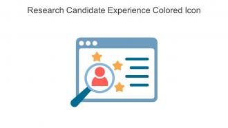 Research Candidate Experience Colored Icon In Powerpoint Pptx Png And Editable Eps Format