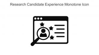 Research Candidate Experience Monotone Icon In Powerpoint Pptx Png And Editable Eps Format