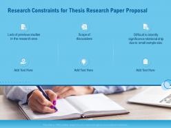 Research constraints for thesis research paper proposal ppt powerpoint model
