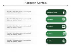 Research context ppt powerpoint presentation professional icons cpb