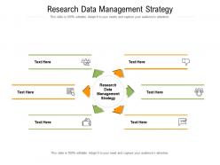 Research data management strategy ppt powerpoint presentation sample cpb