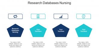 Research Databases Nursing Ppt Powerpoint Presentation Slides Brochure Cpb