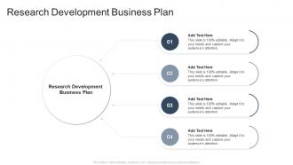Research Development Business Plan In Powerpoint And Google Slides Cpb
