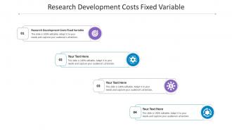 Research Development Costs Fixed Variable Ppt Powerpoint Presentation Professional Cpb