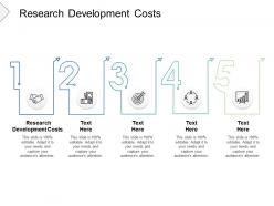 Research development costs ppt powerpoint presentation infographics designs download cpb