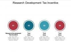 Research development tax incentive ppt powerpoint presentation styles picture cpb