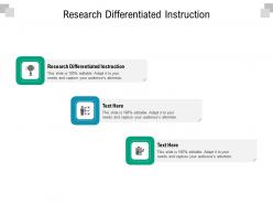 Research differentiated instruction ppt powerpoint presentation show mockup cpb
