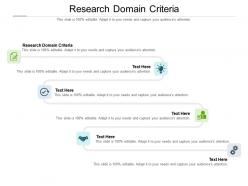 Research domain criteria ppt powerpoint presentation outline slides cpb