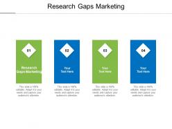 Research gaps marketing ppt powerpoint presentation summary vector cpb
