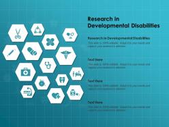 Research in developmental disabilities ppt powerpoint presentation portfolio background
