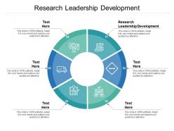 Research leadership development ppt powerpoint presentation pictures ideas cpb