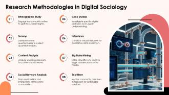 Research Methodologies In Digital Sociology PPT Guidelines ACP