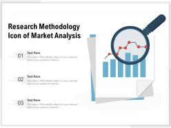 Research methodology icon of market analysis