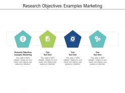 Research objectives examples marketing ppt powerpoint presentation styles icon cpb
