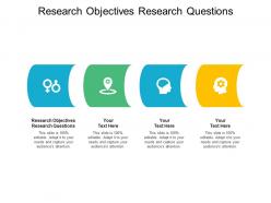 Research objectives research questions ppt powerpoint presentation professional clipart cpb