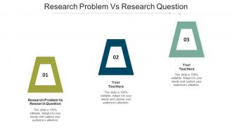 Research problem vs research question ppt powerpoint presentation infographic template cpb