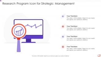 Research Program Icon For Strategic Management