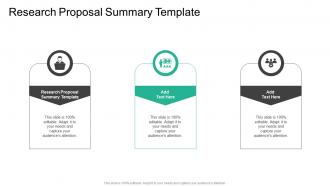 Research Proposal Summary Template In Powerpoint And Google Slides Cpb