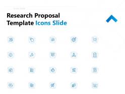 Research proposal template icons slide ppt powerpoint presentation show master slide