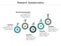Research questionnaires ppt powerpoint presentation icon clipart images cpb