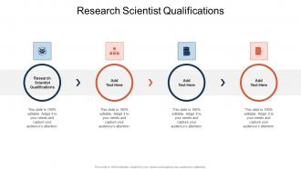 Research Scientist Qualifications In Powerpoint And Google Slides Cpb