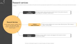 Research Services Advertising Agency Company Profile Cp SS V