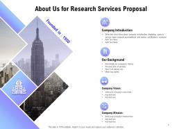 Research services proposal powerpoint presentation slides